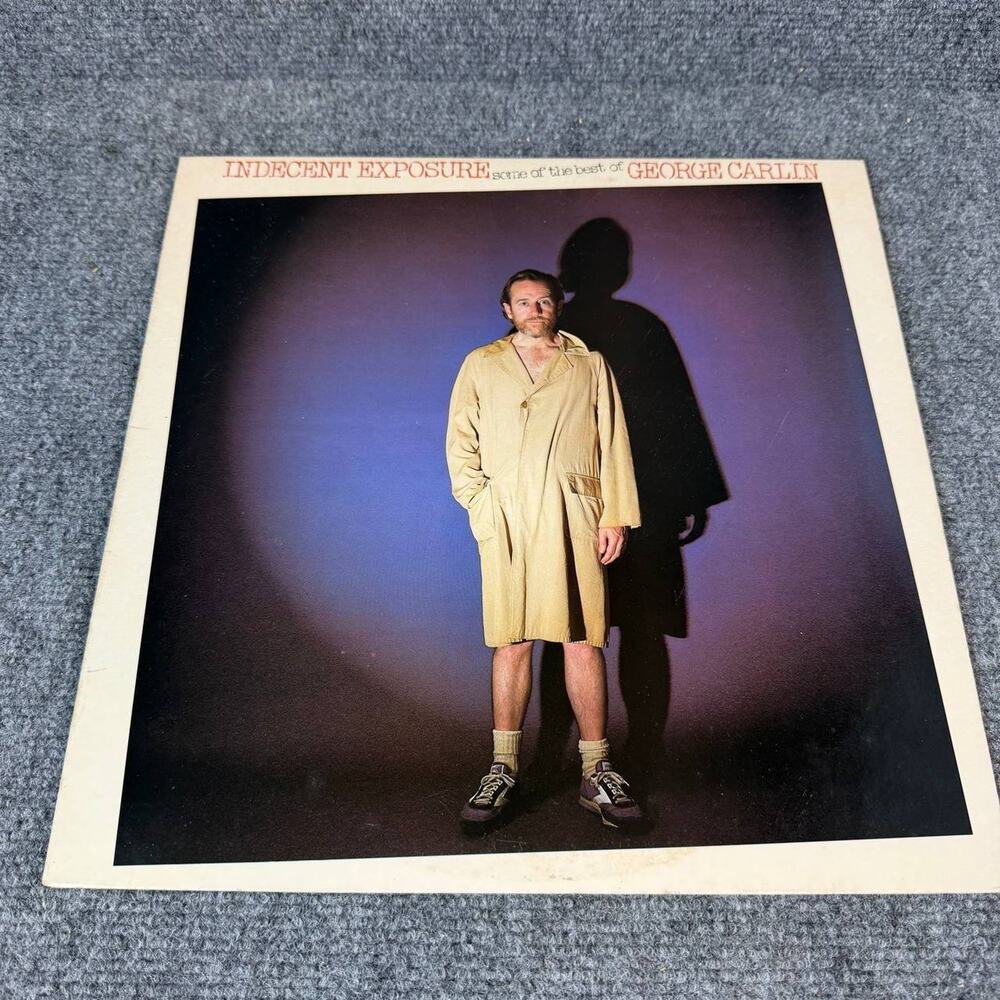Vintage George Carlin Indecent Exposure LP Comedy Little David Stereo